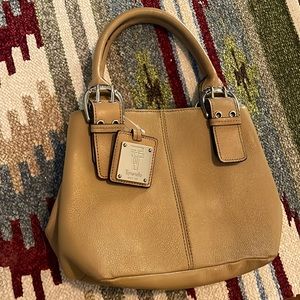 Tignanello Genuine Leather Tan Handbag